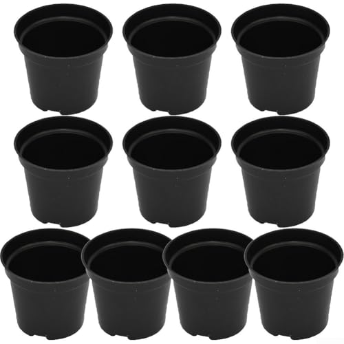 10-teiliges Blumentopf-Set, robust und belastbar, für alle Ihre Gartenbedürfnisse, wetterbeständig (B100#) von PETSTIBLE