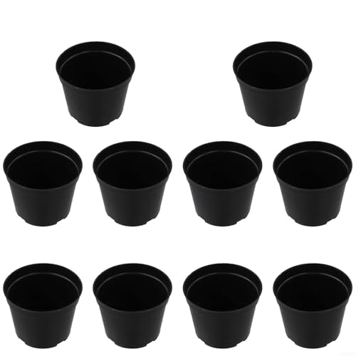 10-teiliges Blumentopf-Set, robust und belastbar für alle Ihre Gartenbedürfnisse, wetterbeständig (B150#) von PETSTIBLE