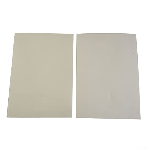 2 Stück Keramikfaserpapier, Keramikfaser Dichtungspapier, 210 mm × 297 mm Hochtemperatur-Isolierpapier hitzebeständig hitzebeständiges Rauchrohr Dichtungsmaterial für Ofenrohrklappen A4 3 mm von PETSTIBLE