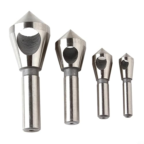 4Pcs Senker Entgraten Bohrer Set Für Holz Kunststoff Aluminium von PETSTIBLE