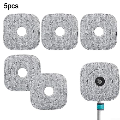 5 Mikrofaser-Wischmopp-Ersatz-Pads für Alanberg, effektiv für alle Arten von Bodenbelägen 5 Mikrofaser-Wischmopp-Ersatz-Pads für Alanberg, effektiv für alle Arten von Bodenbelägen von PETSTIBLE