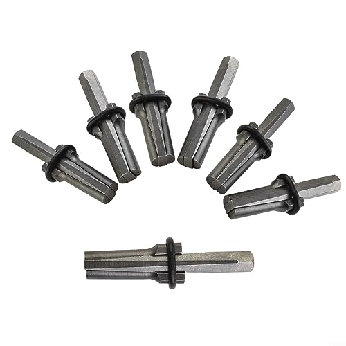 7 Stück 14 mm Steinspalter zum Spalten von Stein Metall Stecker Keile langlebig von PETSTIBLE