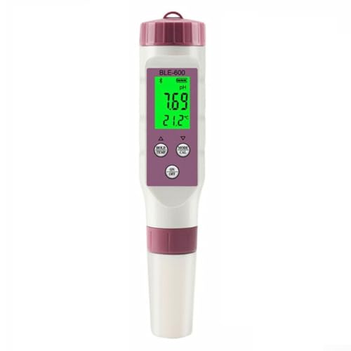 7-in-1 Digitaler Wasserqualitätsprüfer PH ORP Salzgehalt Temperatur Messgerät für Pool Aquarium Hydrokultur von PETSTIBLE
