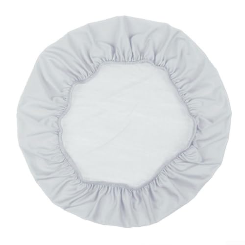 Abnehmbare Stuhlhussen aus Polyester, Spandex, tolle Ergänzung für Ihre Veranstaltungsdekoration (Silber) von PETSTIBLE