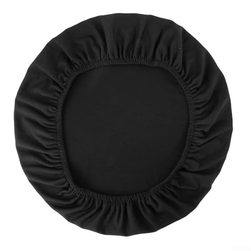 Abnehmbare Stuhlhussen aus Polyester und Spandex, tolle Ergänzung für Ihre Veranstaltungsdekoration (schwarz) von PETSTIBLE