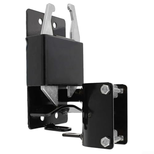 Abschließbarer Zwei-Wege-Metall-Türriegel, für Vieh- und Bauernhoftore, entworfen für runde Rohrtore in Zäunen, Haustierkäfigen und Weiden von PETSTIBLE