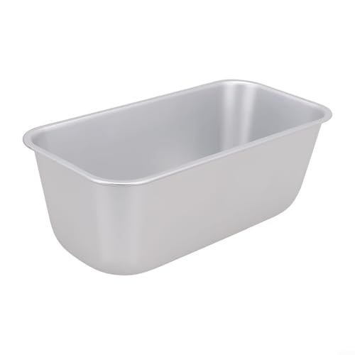 Backen Sie köstliche Leckereien mit einer rechteckigen Antihaft-Backform aus Aluminiumlegierung für Kuchen und Brot (A05) von PETSTIBLE