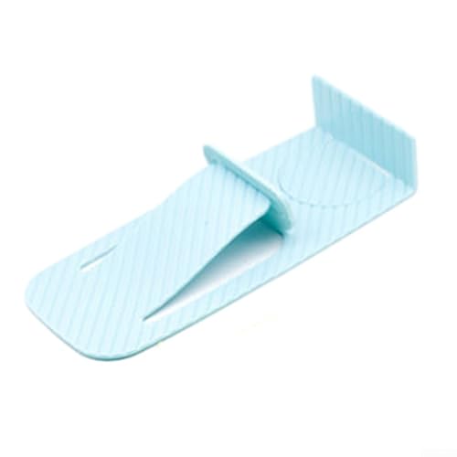 Bodentürstopper Keil-Design zur sicheren Sicherung von Türen und Erhöhungstischen oder Sofas (blau) von PETSTIBLE