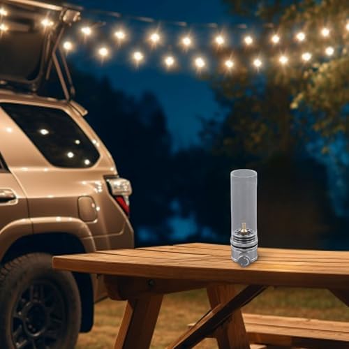 Camping Gas Laterne Kopf mit einstellbarer Helligkeit Leichte Glas Zelt Lampe für Outdoor Camping Wandern Picknick Camping Gas Laterne Kopf mit einstellbarer Helligkeit Leichte Glas Zelt Lampe für Outdoor Camping Wandern Picknick von PETSTIBLE
