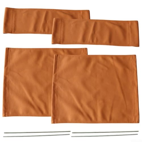 Canvas Chair Seat Covers Kit, Washable and Easy to Clean Canvas Seat Covers, Replacement Canvas Stool Protector for Home Garden Club Chairs(2sets) von PETSTIBLE