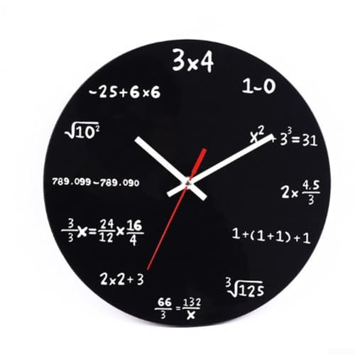 Dekorative Wanduhr mit Periodensystem Kreatives Design für Wissenschaft und Bildung (B) von PETSTIBLE