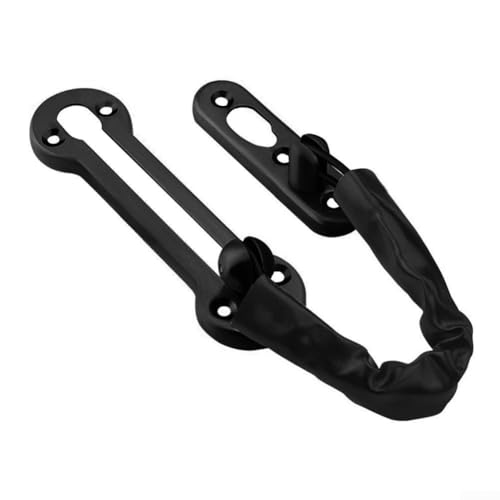 Diebstahlsicherung für mehr Sicherheit, aus Zinklegierung, für Haus und Hotel (schwarz) von PETSTIBLE