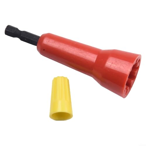 Drahtdrehwerkzeug-Set für Elektriker, für schnelle und zuverlässige Drahtverbinderinstallationen (rotes Set) von PETSTIBLE