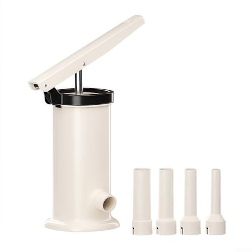 Effiziente Wurstfüllmaschine Vertikales Design mit 4 Röhren für perfekte Wurstherstellung (weiß) von PETSTIBLE