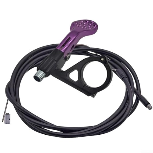 Ergonomisches Design Fahrradzubehör Fortschrittlicher Dropper Post Controller Optimaler Halt und Fahrkomfort (Violett) von PETSTIBLE