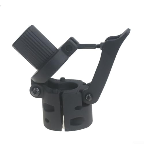 Ersatz-Klappfuß und Stange für G30 MAX Modell 9 Scooter, leichtes Aluminiummaterial für einfachen Transport (zusammenklappbarer Sockel, schwarz) von PETSTIBLE