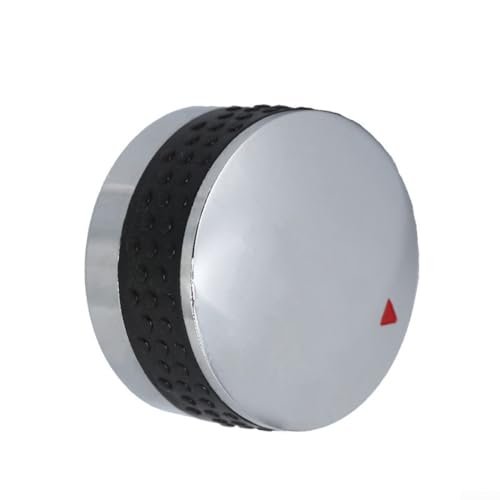 Ersatz-Schalterknopf mit 58 mm Durchmesser für Grillöfen mit galvanisierter Oberfläche und mehreren Kernoptionen, einschließlich 8 mm und 6 mm konvexer und flacher Kerntypen (8 mm konvex) von PETSTIBLE