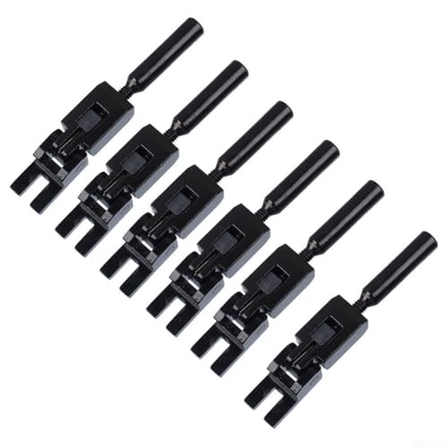 Für Floyd Rose kompatibles Sattelsicherungsschrauben-Set enthält 3 Höhen, insgesamt 6 Stück (schwarz) von PETSTIBLE