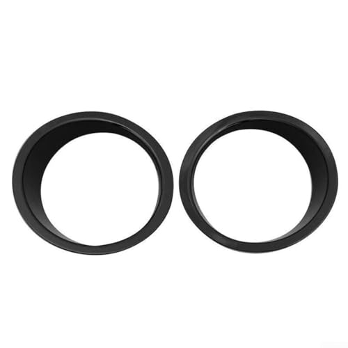 Für Jeep Für Wrangler JK JKU 2007+ Frontscheinwerfer-Lampenabdeckung Blende Blende Ersatzteil aus ABS-Material, verschleißfest und Für Jeep Für Wrangler JK JKU 2007+ Frontscheinwerfer-Lampenabdeckung Blende Blende Ersatzteil aus ABS-Material, verschleißfest und von PETSTIBLE