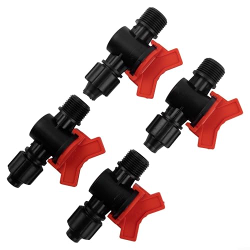 Für PE PiFor PE-Kugelhahnschloss für Größen 16 mm bis 30,5 cm und 20 mm bis 86,4 cm, entworfen zur sicheren Kontrolle des Wasserflusses in Industrie- und Gartenanwendungen (16 mm bis 1/2 Zoll) von PETSTIBLE