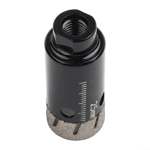 Für Winkelschleifer M10 Trockenbohrer 2090 mm Lochöffner für Marmor, Glas, Porzellan, Fliesenbohren mit Multi-Lochkühlung und Verschleißfestigkeit (25 mm) von PETSTIBLE