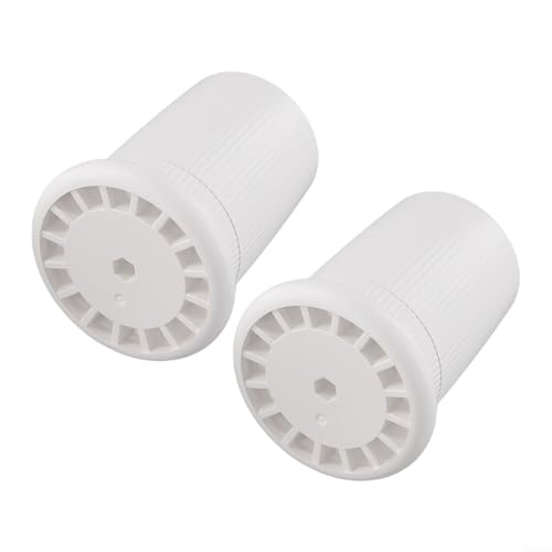 Furniture Elevation Solutions Verstellbare Betterhöhungen mit Anti-Rutsch-Funktion für Sicherheit (weiß), 2 Stück von PETSTIBLE