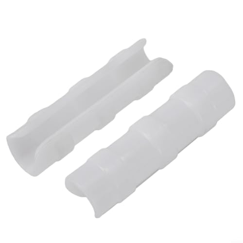 Gewächshausfolien-Klemmklemmen zum sicheren Halten von Folie auf Rahmenrohren (weiß, 19 mm), 20 Stück von PETSTIBLE