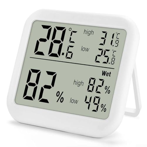 Großes Thermometer mit Anzeige für vergangene Messwerte zur Verbesserung Ihres Bewusstseins in Ihrem Zuhause von PETSTIBLE