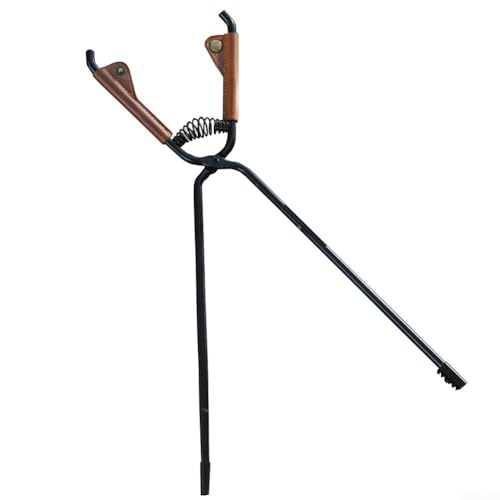 Holzkohlezange, Feuerschürhaken für Grill, Karbonstahl, Edelstahl, Grillreiniger, Schürhakenschaber, für Outdoor-Ofenzubehör-Werkzeuge Holzkohlezange, Feuerschürhaken für Grill, Karbonstahl, Edelstahl, Grillreiniger, Schürhakenschaber, für Outdoor-Ofenzubehör-Werkzeuge von PETSTIBLE