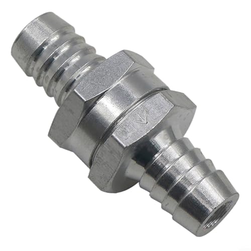 Inline-Rückschlagventil, für Kraftstoff- oder Wassersysteme, kompatibel mit 6 mm, 8 mm, 10 mm, 12 mm Rohren, für Motoren und Sanitäranlagen zu Hause (12 mm) von PETSTIBLE