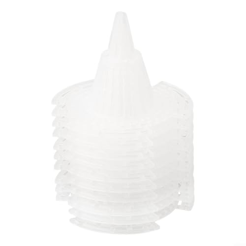 Kegel Blumentopf Loch Mesh Pad 10 Stück PP Material Matten mit Verbesserter Atmungsaktivität und Stabilität für eine bessere Pflanzenpflege (klein) von PETSTIBLE