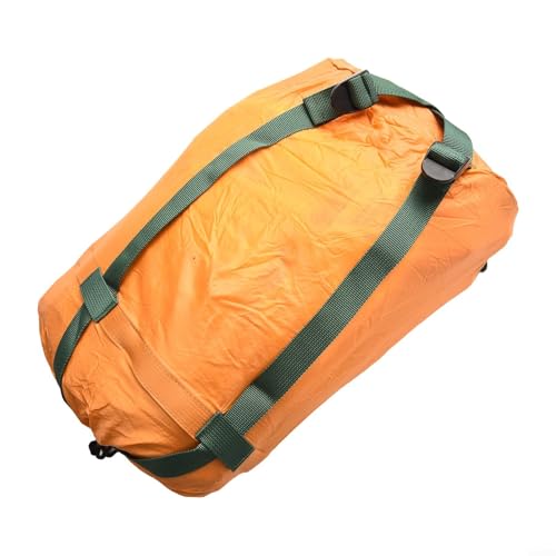 Kompressions-Aufbewahrungstasche für Schlafsack, praktisches Kordelzug-Design für einfaches Packen (orange) von PETSTIBLE