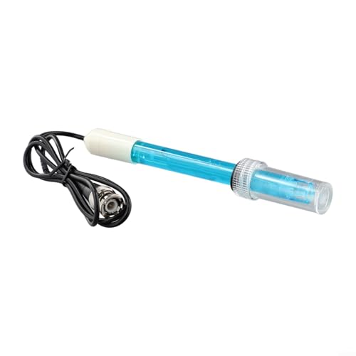Labor-pH-Elektroden-Sensor für BNC-kompatible pH-Messgeräte in Aquarien und Labors genaue Messung mit schneller (schwarz) von PETSTIBLE