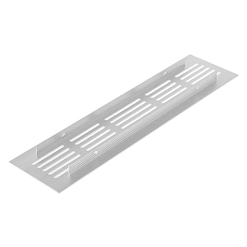 Lüftungsgitter aus Aluminium, rechteckig, 50 mm x 250 mm von PETSTIBLE