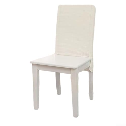 Moderne Stuhlrückenabdeckung für elegante Essbereiche, weiches Material mit sicherer Passform (weiß) von PETSTIBLE