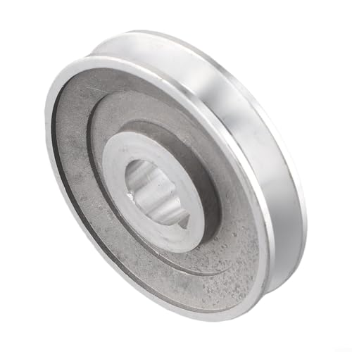 Motorriemenscheibe Aluminium Einzelrille Typ geeignet für A Typ Dreiecksriemen verwendet in Kompressorsystemen (97 x 24) von PETSTIBLE