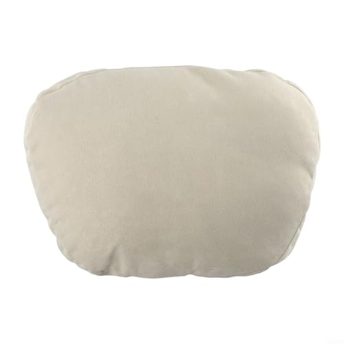 Nackenkomfort Auto Kopfstütze Kissen mit S-Klasse Styling für Mercedes S, für Ultra weiches Wildlederkissen zum Schutz des Nackens und zur Linderung von Muskelverspannungen auf langen Reisen (Beige) von PETSTIBLE