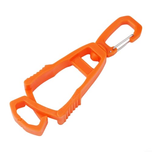 Nylon-Haken zum sicheren Halten Ihrer Outdoor-Ausrüstung beim Klettern oder Wandern (orange) von PETSTIBLE
