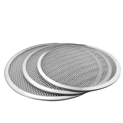 PETSTIBLE Aluminiumverpacktes Pizza-Gitter-Tablett, Backwerkzeuge, Grillnetz, Ofen-Gitter-Tablett, praktisches kleines Netz für enge Räume, leicht zu reinigen (33 cm) von PETSTIBLE