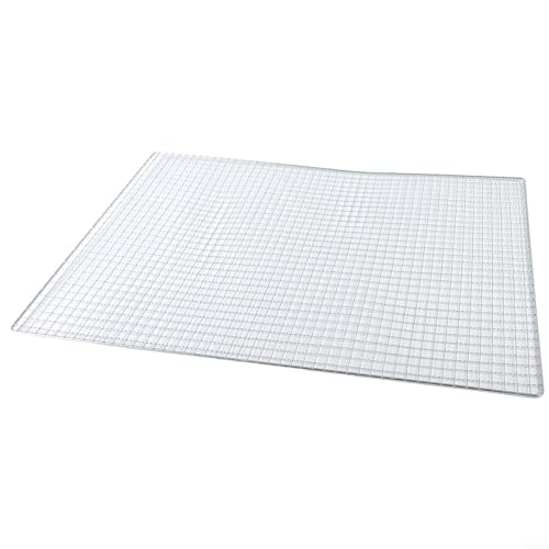 PETSTIBLE BBQ Mesh,BBQ Grillkorb BBQ Zubehör Edelstahl Grillrost Gitter für japanischen koreanischen Grill (60 x 40 cm), 4K12RN249J695H01S55STK62 von PETSTIBLE