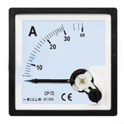 PETSTIBLE CP-72 Pointer-Typ AC Amperemeter Analog Amperemeter Pointer Panel Meter Strommesser (AC 20A) von PETSTIBLE