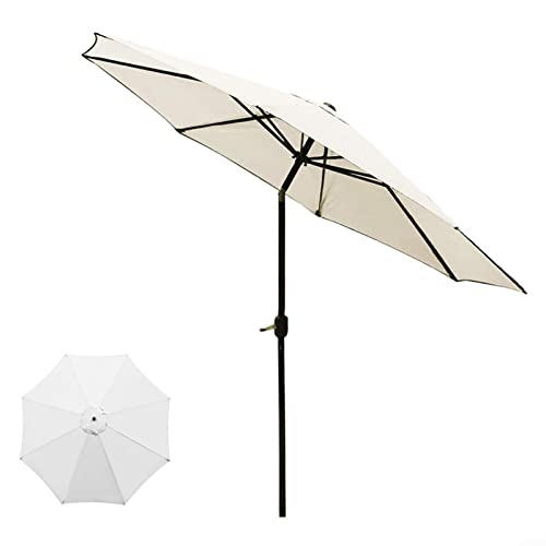 PETSTIBLE Ersatz-Stoff, 3/2,7/2 m, für Garten, Terrasse, Sonnenschirm, Baldachin, 6-armig, Beige 2,7 m von PETSTIBLE