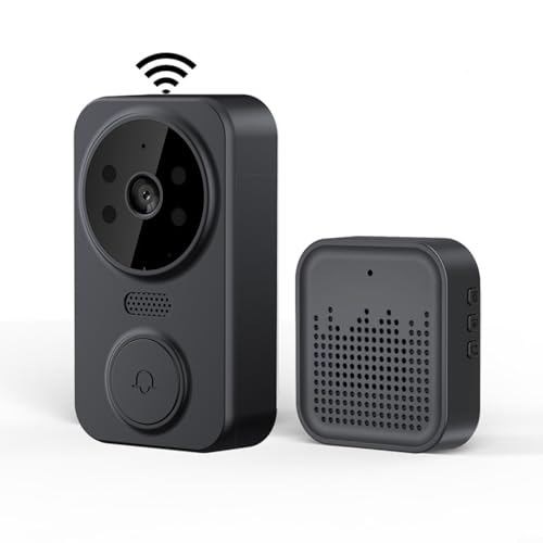 PETSTIBLE Home Wireless Intercom Türklingel, Zwei-Wege-Anruf-Sicherheitssystem, WiFi Visuelle Smart Doorbell von PETSTIBLE