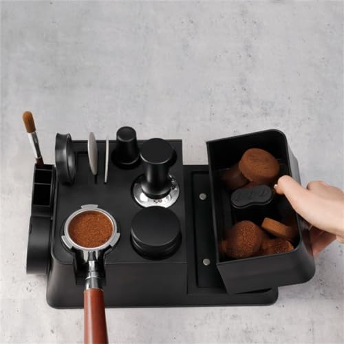 PETSTIBLE Kaffee Tamper Ständer Espresso Wasserhahn Box Griff Filterhalter Kaffee Werkzeug Aufbewahrungsbox von PETSTIBLE