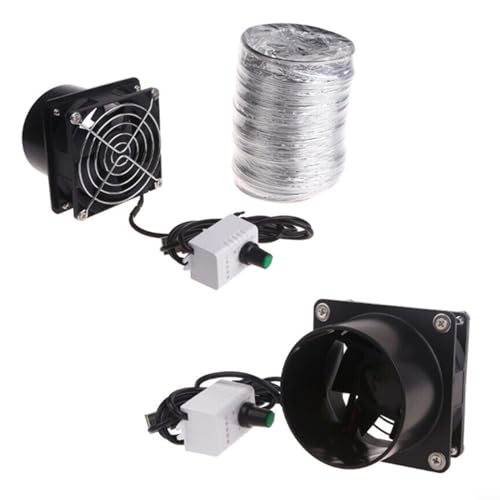 PETSTIBLE Leistungsstarker Ventilator Mit Starker Saugkraft Und Kunststoffkanal Für Effektive Rauch- Und Staubentfernung, USB-Betrieb (Plus 6 M Rohr) von PETSTIBLE