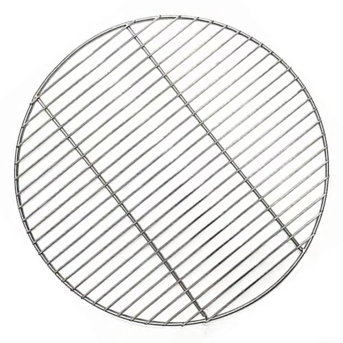 PETSTIBLE Rundes Grillgitter, Edelstahl, rundes Gitter, Grillschale, Grillrost, geeignet zum Backen von Holzkohlegrill (35 cm) von PETSTIBLE