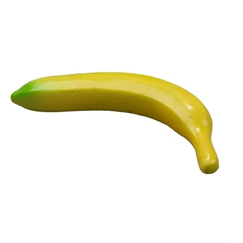 PETSTIBLE Sorte künstliche Früchte gefälschte Früchte Kunststoff lebensechte Simulation Tisch Wohnkultur (Banane) von PETSTIBLE