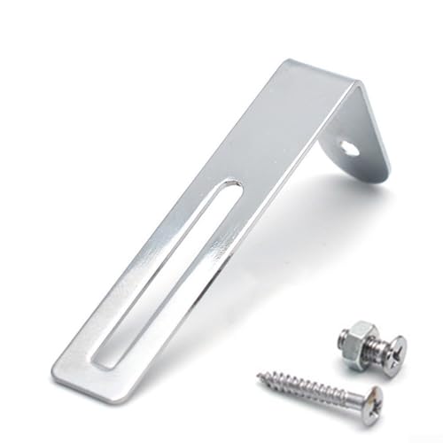 Pickguard Halterung für Les Gitarre, Metall Material mit Schrauben und Mutter (Chrom) von PETSTIBLE