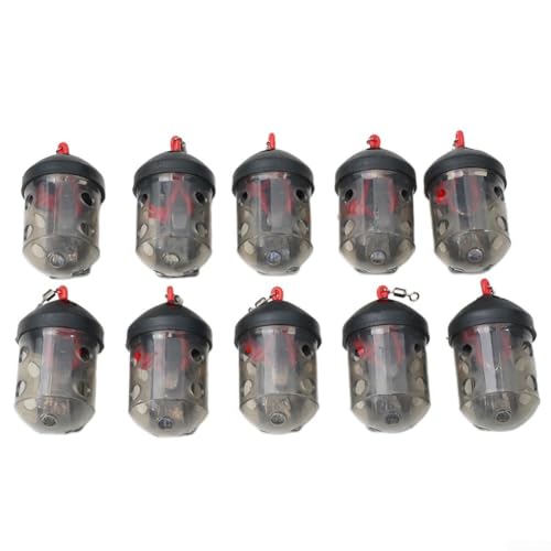 Praktische Badekappe zum Angeln von Grundködern, Wels, Futterkorb für Match-Angler (10 Stück) von PETSTIBLE