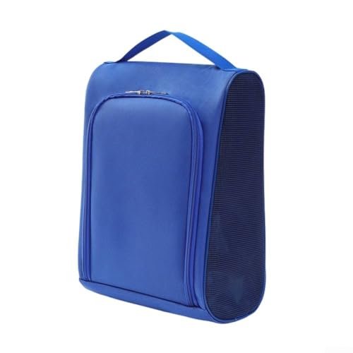 Reisefreundliche Golf-Schuhtasche mit bequemem Griff und feuchtigkeitsableitendem Design (blau) von PETSTIBLE